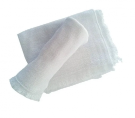 03 Sacos Alvejado de  Pano de  Ch�o Brancos Resistentes - Produto Novo