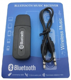 01 Adaptador Wirelles Music Receiver  Receptor Bluetooth - Produto Novo