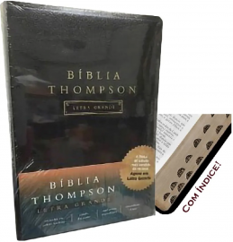 01 Biblia Sagrada Thompson De Estudo - Letra Grande - Original - Produto Novo